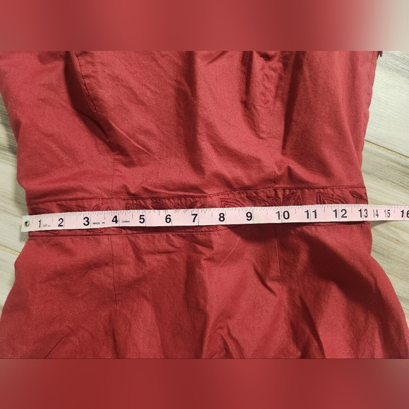 Ann Taylor Elegant Red Strapless Dress - Picture 8 of 10